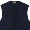 Vintage navy Max Collection Gilet - mens x-large