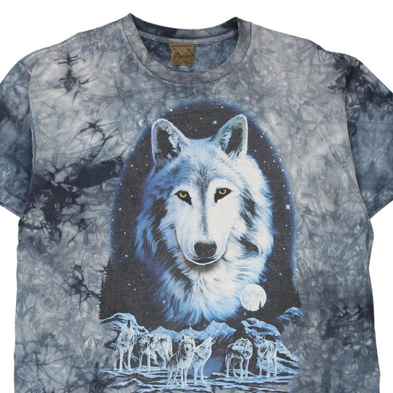 Vintage blue The Mountain T-Shirt - mens x-large