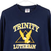 Vintage navy Trinity Lutheran Jerzees Sweatshirt - womens large