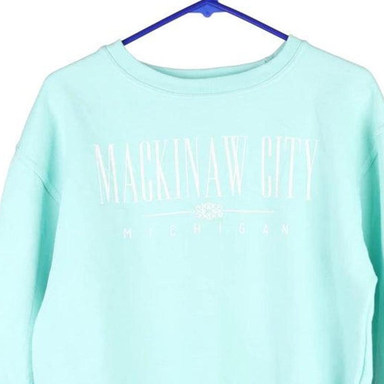 Vintage blue Mackinaw City Great Lakes Sweatshirt - womens small