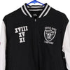 Vintage black Las Vegas Raiders Nfl Varsity Jacket - womens small