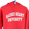 Vintage red Sacred Heart University Champion Hoodie - mens medium