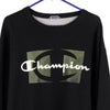 Vintage black Champion Sweatshirt - mens x-large