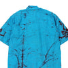 Vintage blue Unbranded Patterned Shirt - mens x-large