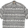 Vintage grey Gin Tonic Patterned Shirt - mens large