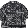 Vintage black Pull & Bear Patterned Shirt - mens small