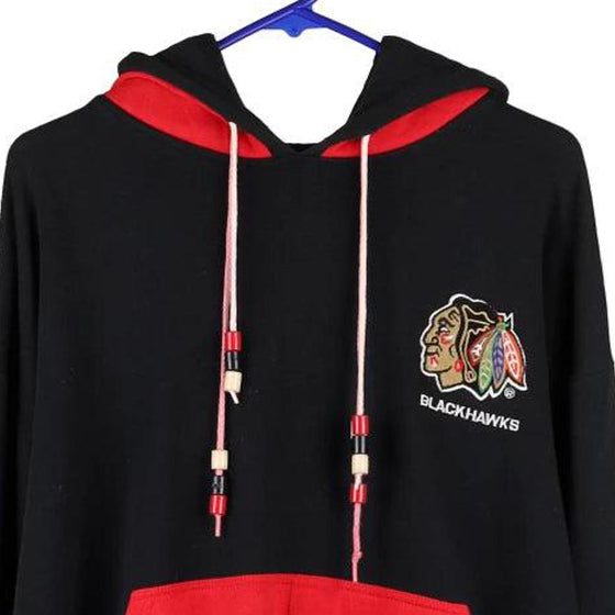 Vintage black Chicago Blackhawks Starter Hoodie - womens large