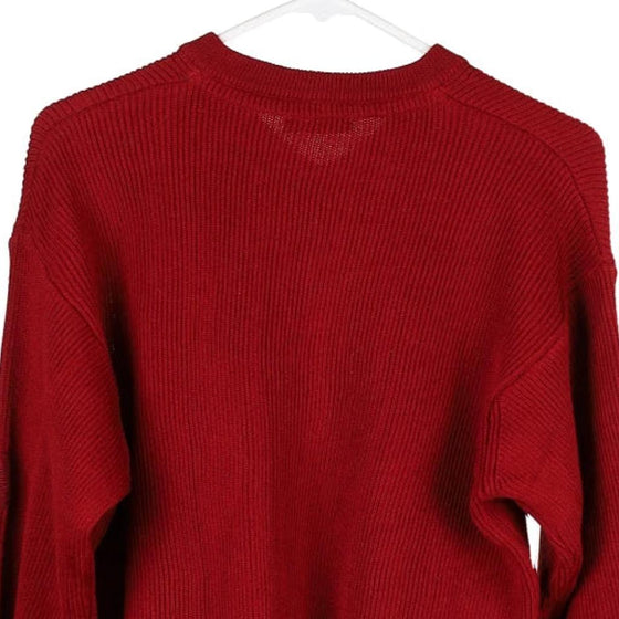 Vintage red Marina Yachting Jumper - mens large