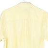 Vintage yellow Giulio Ferrini Short Sleeve Shirt - mens medium