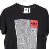 Vintage black Adidas T-Shirt - mens small