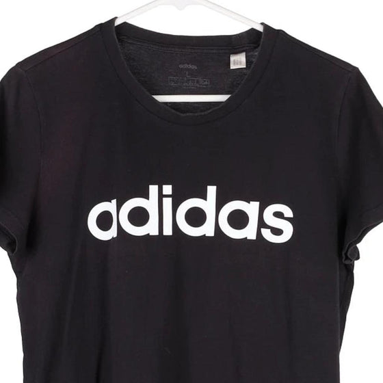 Pre-Loved black Adidas T-Shirt - womens large