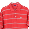 Vintage red Asics Polo Shirt - mens large