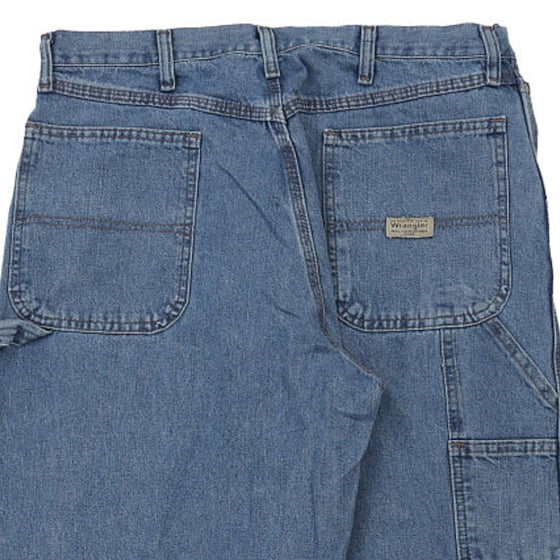 Vintage blue Wrangler Carpenter Jeans - mens 34" waist