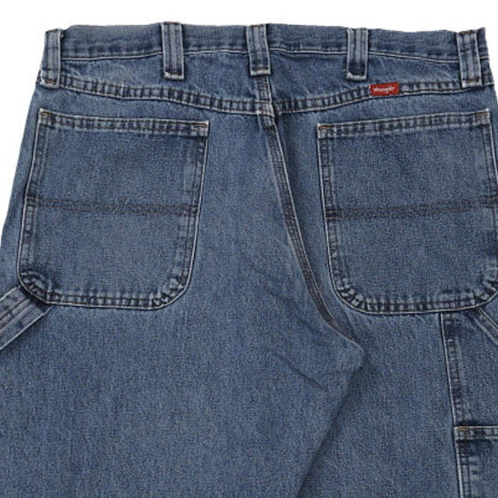 Vintage blue Wrangler Carpenter Jeans - mens 34" waist