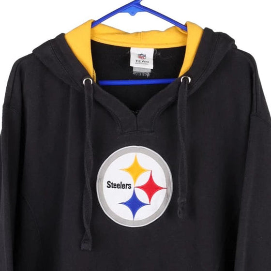 Vintage black Pittsburgh Steelers Nfl Hoodie - mens x-large