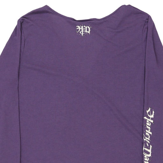 Vintage purple Harley Davidson Long Sleeve Top - womens x-large