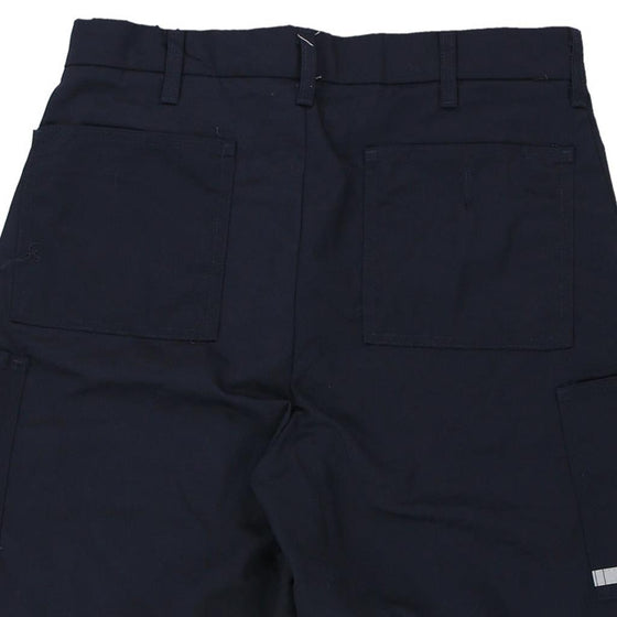 Vintage navy Stan Herman Cargo Shorts - mens 35" waist