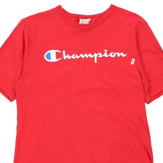 Vintage red Champion T-Shirt - mens medium