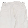 Vintage white Double Speed Ski Trousers - womens 34" waist