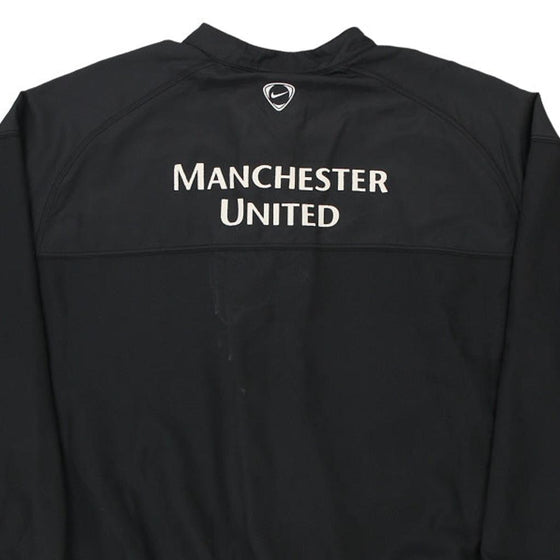 Vintage black Manchester United Nike Jacket - mens x-large