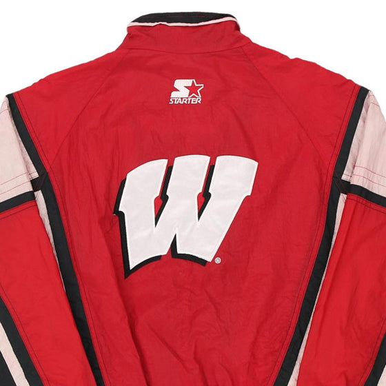 Vintage red Wisconsin Starter Jacket - boys large