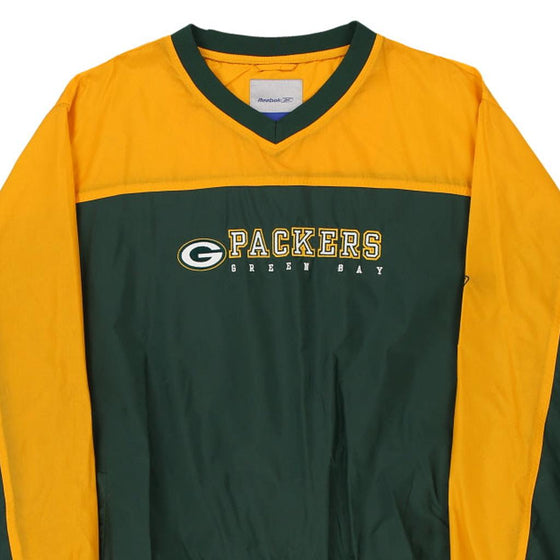 Vintage green Green Bay Packers Reebok Windbreaker - mens x-large