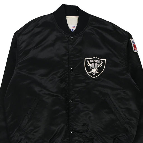 Vintage black Made in USA 1980's Las Vegas Raiders Starter Baseball Jacket - mens x-large