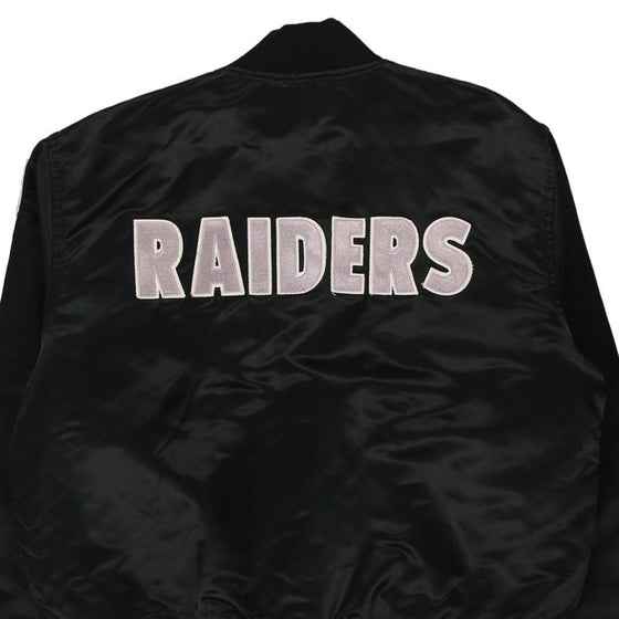 Vintage black Made in USA 1980's Las Vegas Raiders Starter Baseball Jacket - mens x-large