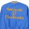 Vintage blue 1980's Age 14 Swissvale Cheerleader West Wind Varsity Jacket - boys x-large