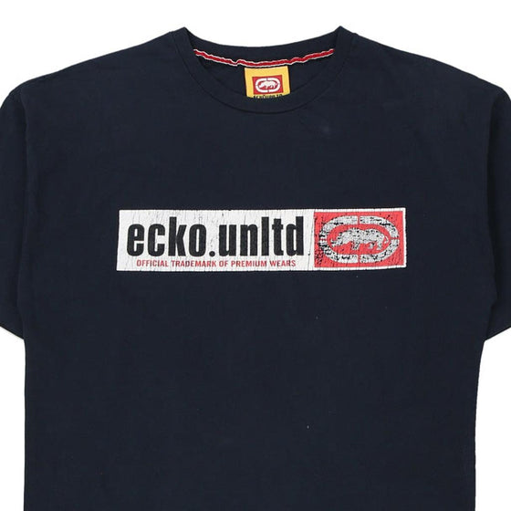 Vintage black Ecko Unltd T-Shirt - mens large