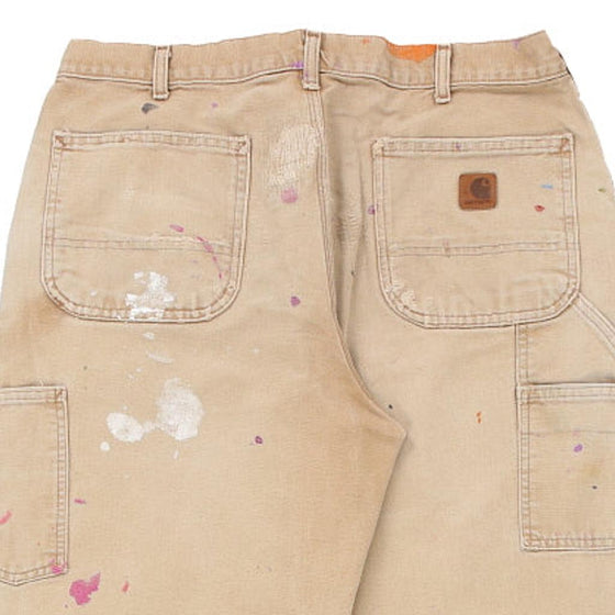 Vintage beige Carhartt Cargo Trousers - mens 36" waist