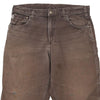 Vintage brown Carhartt Carpenter Trousers - mens 36" waist