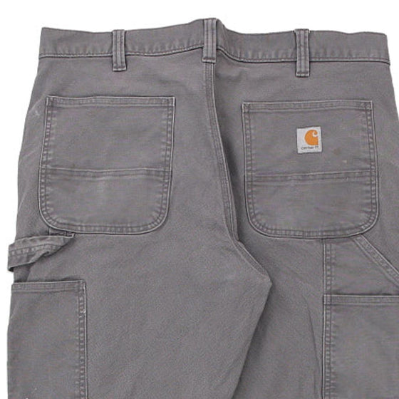 Vintage grey Carhartt Carpenter Trousers - mens 36" waist