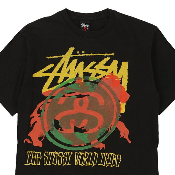 Vintage black Stussy T-Shirt - mens small