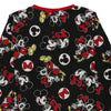 Vintage black Age 12-14 Mickey Mouse Pyjama Top Disney Fleece - girls large