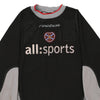 Vintage black Age 10-12 2002 Heart of Midlothian Reebok Football Shirt - boys small