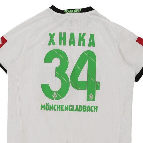 Pre-Loved white Age 11-12 2010 Borussia Monchengladbach Lotto Football Shirt - boys medium