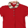 Vintage red Age 8-10 Burberry Polo Shirt - girls small