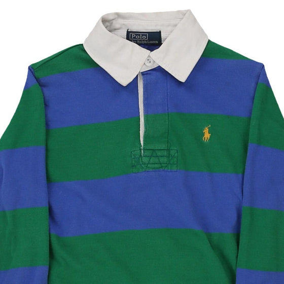 Vintage green Age 5-6 Ralph Lauren Rugby Shirt - boys x-small