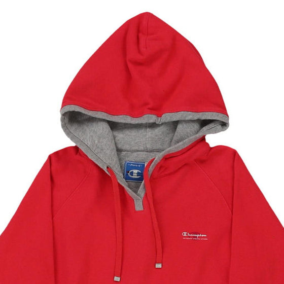 Vintage red Age 11-12 Champion Hoodie - boys medium