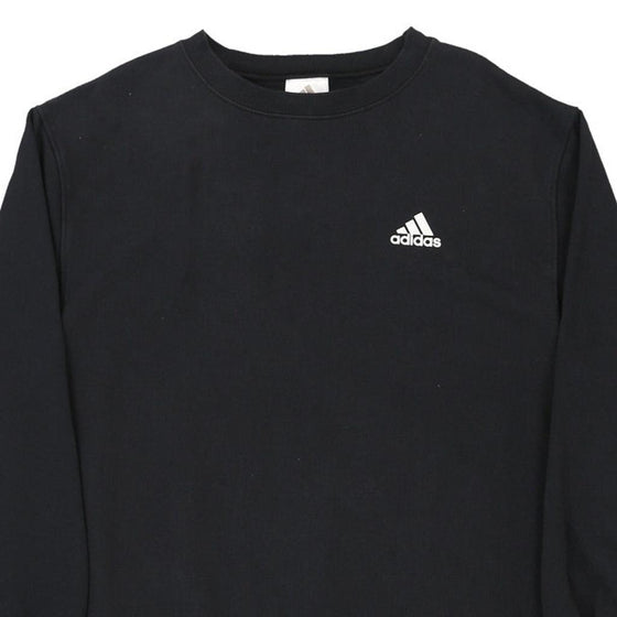 Vintage black Adidas Sweatshirt - mens x-large