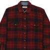 Vintage red Tallwoods Flannel Shirt - mens medium