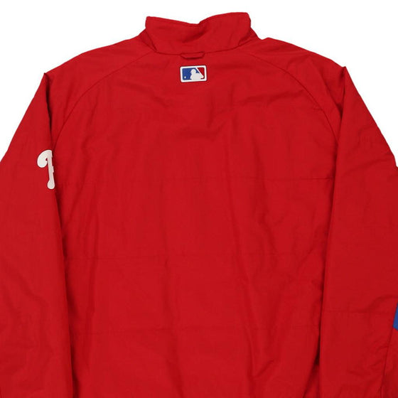 Vintage red Philadelphia Phillies Majestic Jacket - mens xx-large