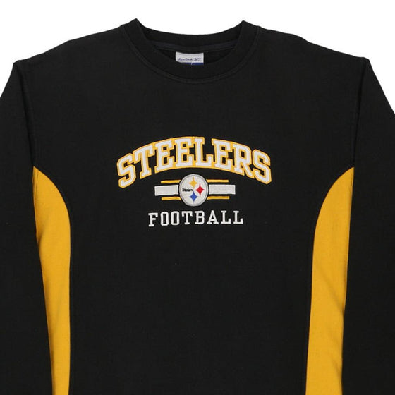 Vintage black Pittsburgh Steelers Reebok Sweatshirt - mens x-large