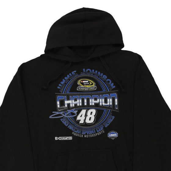 Vintage black Jimmie Johnson  Chase Authentics Hoodie - womens x-large