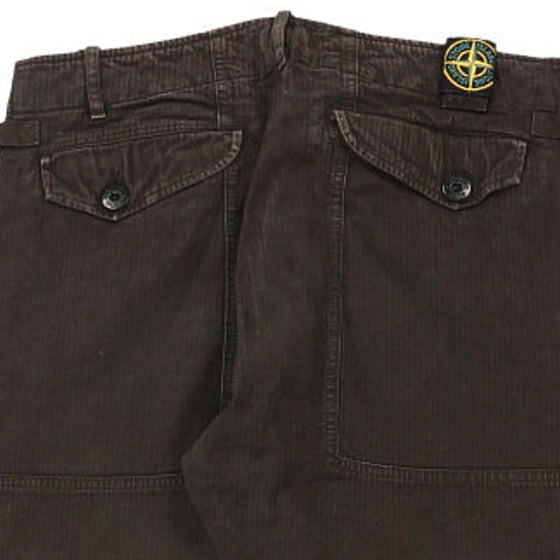 Vintage brown Stone Island Trousers - mens 33" waist