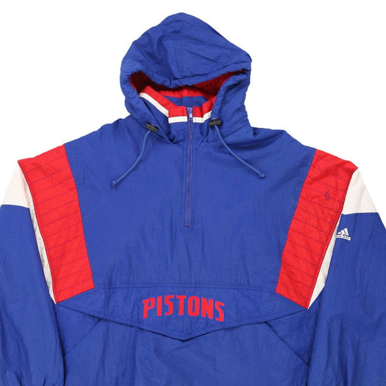 Vintage blue Detriot Pistons Adidas Jacket - mens x-large