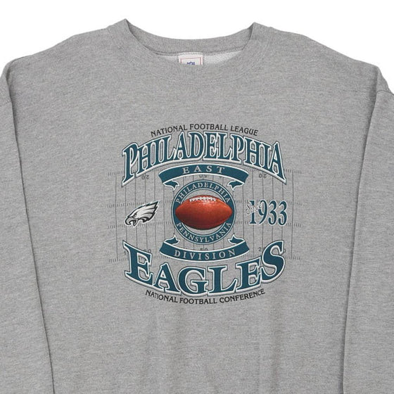 Vintage grey Philadelphia Eagles Nfl Sweatshirt - mens xxx-large