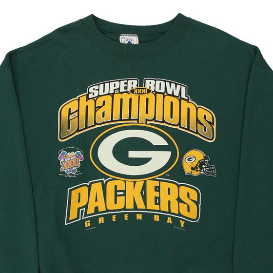 Vintage green Made In The USA Green Bay Packers Delta Sweatshirt - mens x-large