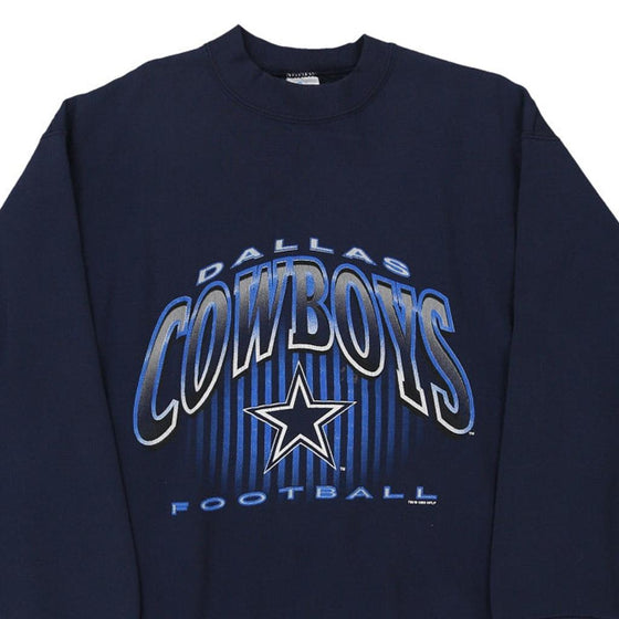 Vintage navy Dallas Cowboys Salem Sweatshirt - mens large